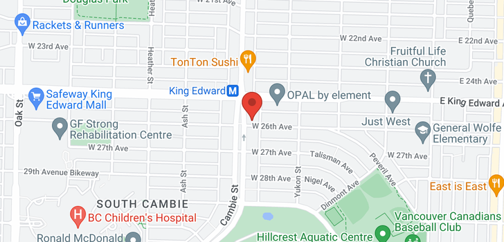 map of 103 489 W 26TH AVENUE